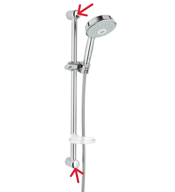Clip kẹp thanh treo đầu sen Grohe (Grohe Shower Head Bar Clip) - Image 2