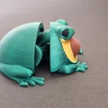 Đồ chơi fidget ếch bơ articulated print-in-place (in 3D) - Thumbnail 2