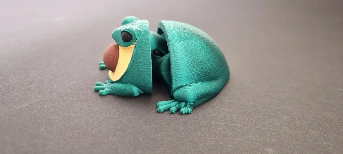 Đồ chơi fidget ếch bơ articulated print-in-place (in 3D) - Image 3