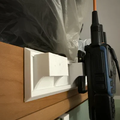 Móc / Đế / Giá treo bộ đàm HAM Radio (Hook/Stand/Holder/Hanger)