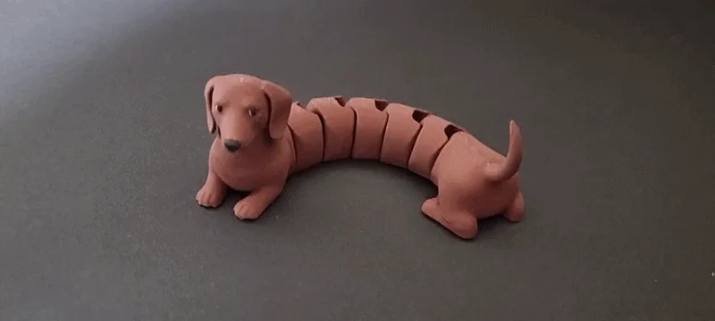 Chó Dachshund Flexi Khớp Nối (Articulated) Nhiều Màu