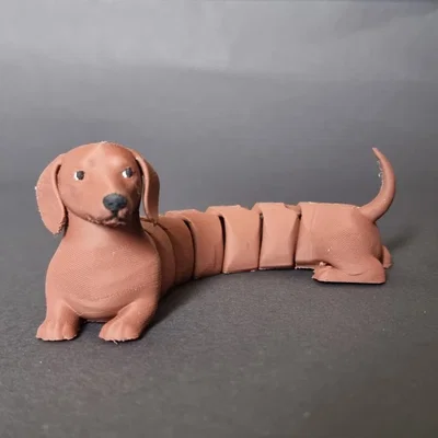Chó Dachshund Flexi Khớp Nối (Articulated) Nhiều Màu