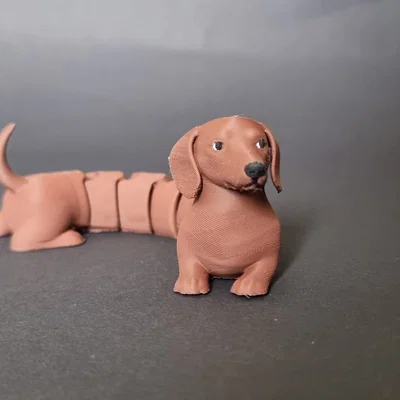Chó Dachshund Flexi Khớp Nối (Articulated) Nhiều Màu