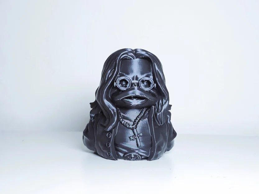 Mô hình in 3D chú vịt cao su phong cách huyền thoại Ozzy Osbourne - Image 2