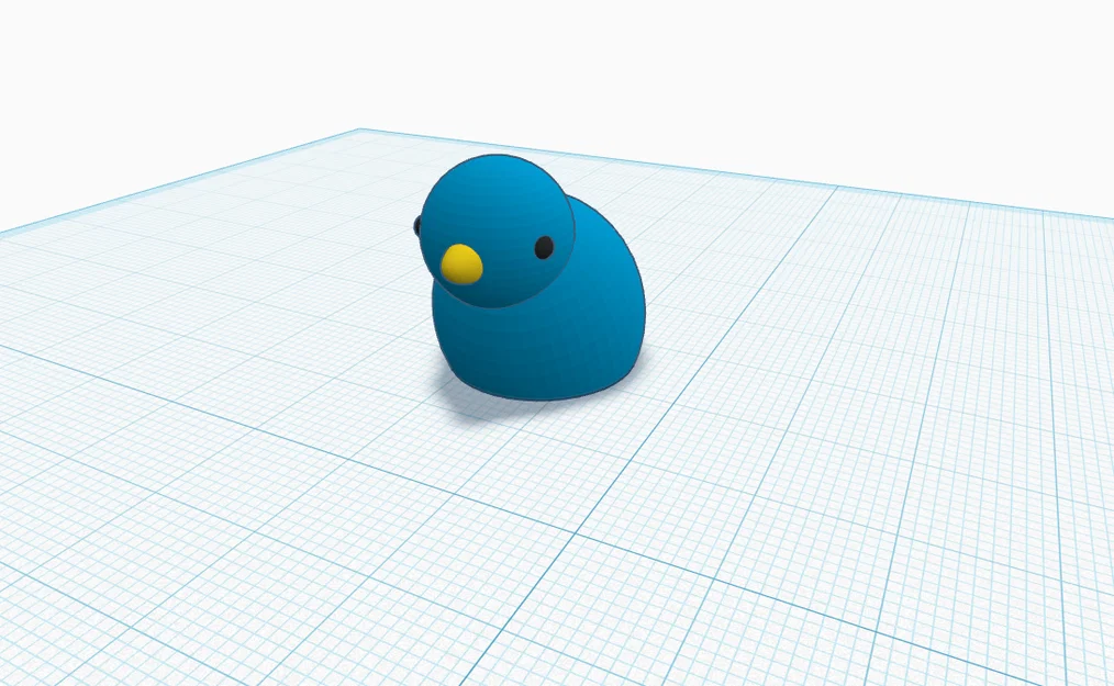Mô hình chú chim nhỏ đáng yêu dùng trang trí - File in 3D - Image 1