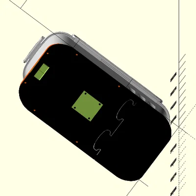 Vỏ dock SpoolSense Scanner (ESP32+PN5180+LCD I2C 16x2+RGB) cho Prusa XL