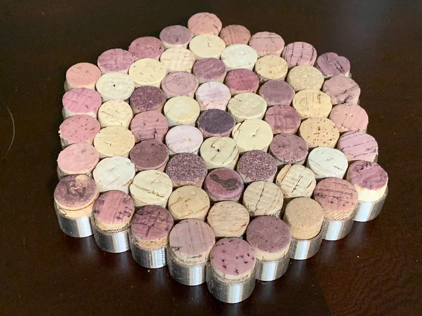 Miếng lót nồi nút bần rượu vang (Wine Cork Trivet) - Image 1