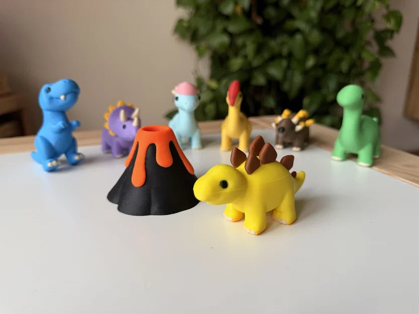 Stegosaurus dễ thương (phiên bản chibi) - Image 1