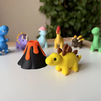 Stegosaurus dễ thương (phiên bản chibi)
