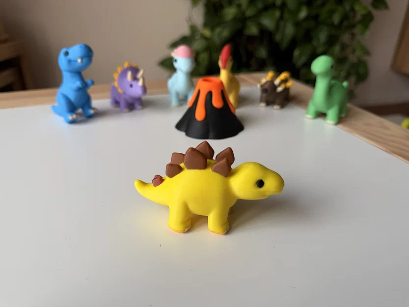 Stegosaurus dễ thương (phiên bản chibi) - Image 2