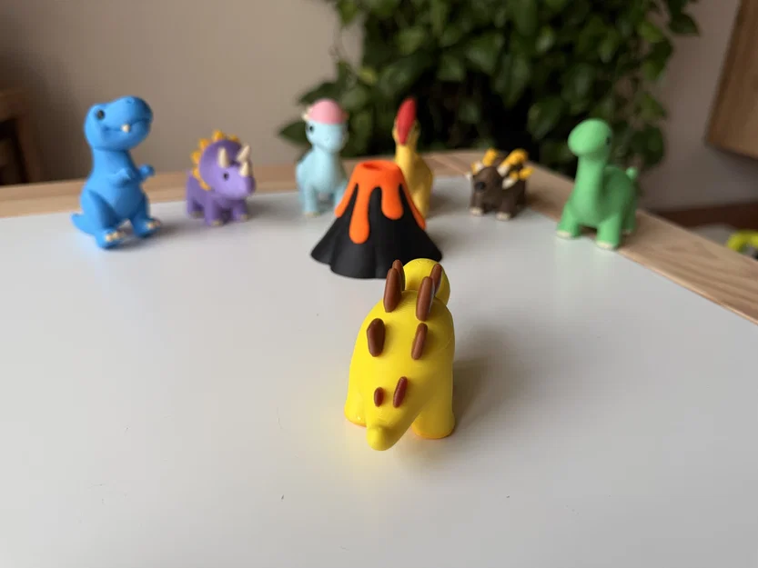 Stegosaurus dễ thương (phiên bản chibi) - Image 3