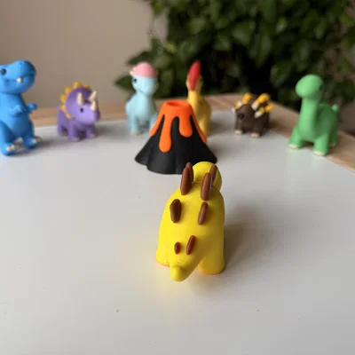 Stegosaurus dễ thương (phiên bản chibi)