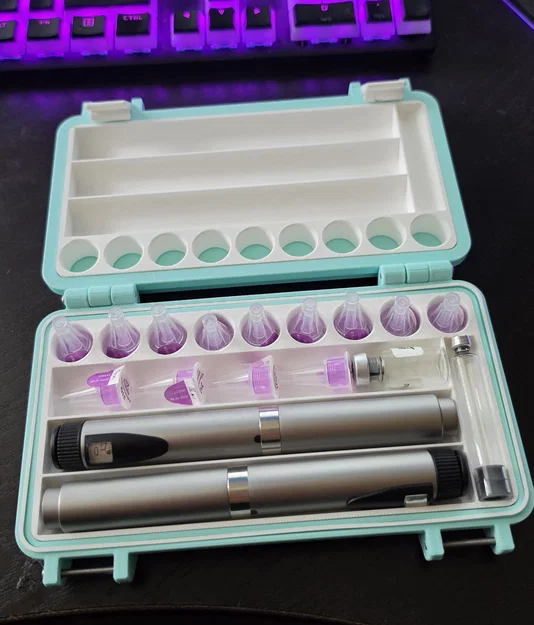 Hộp đựng 3 bút peptide (3 peptide pen storage box) - Image 3