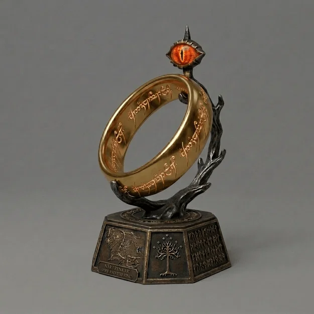 Mô hình trang trí The Lord of the Rings - The Ring of Power in 3D - Image 1