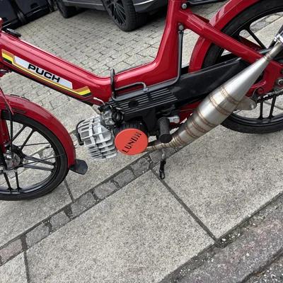 Nắp flywheel có khe thoáng cho Puch Maxi E50
