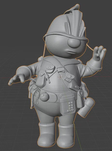 Mô hình 3D nhân vật Doozer từ Fraggle Rock - File in ấn chi tiết - Image 1