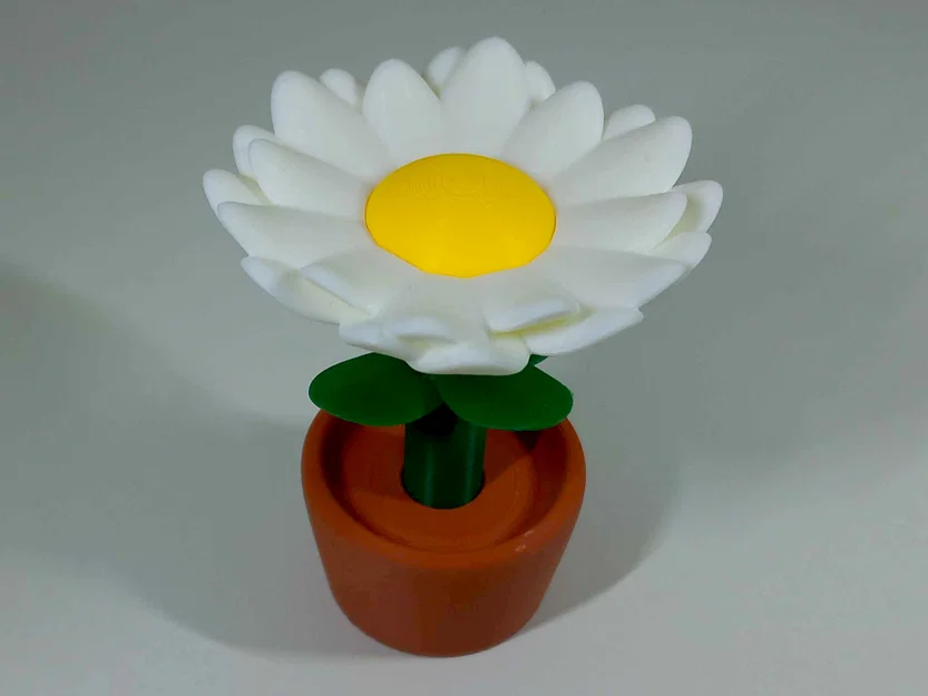 Cúc Daisy Trong Chậu Nhiều Phần (fusion360) - Image 3