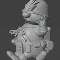 Mô hình nhân vật Doozer (Fraggle Rock) ngồi lái xe cực dễ thương - Thumbnail 3