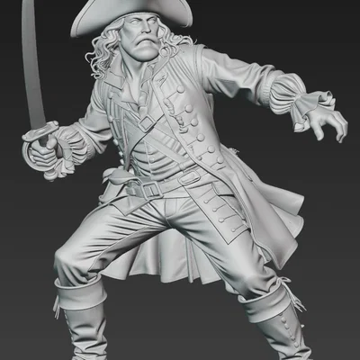 Mô hình 3D nhân vật cướp biển Pirate 3 (tỷ lệ 1:24)