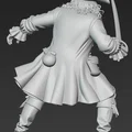 Mô hình 3D nhân vật cướp biển Pirate 3 (tỷ lệ 1:24) - Thumbnail 3