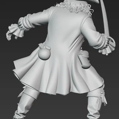 Mô hình 3D nhân vật cướp biển Pirate 3 (tỷ lệ 1:24)