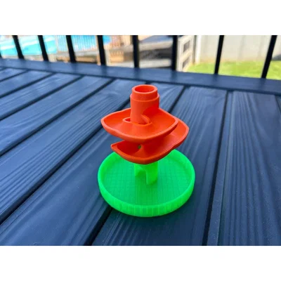 Đường bi Marble Run Spiral Star [Bốn cánh] (Tương thích JOYIN)