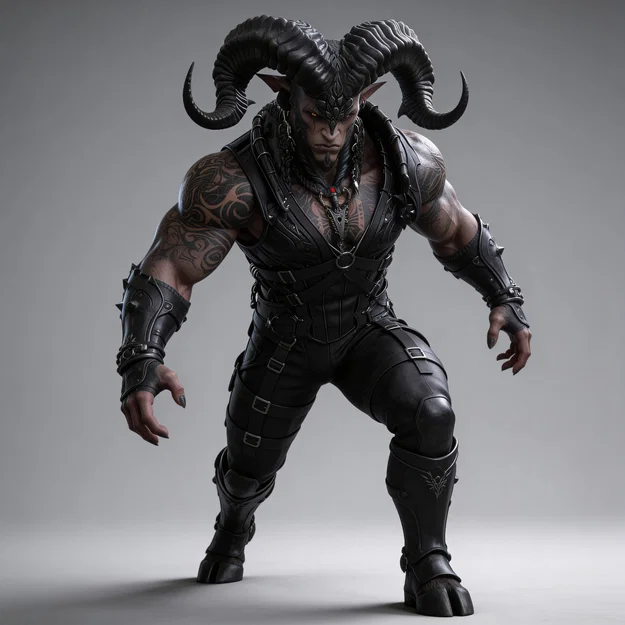 Mô hình Satyr 1 - Chiến binh thần thoại chi tiết cho in 3D - Image 1