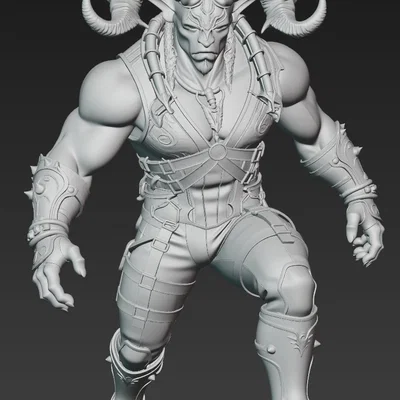 Mô hình Satyr 1 - Chiến binh thần thoại chi tiết cho in 3D