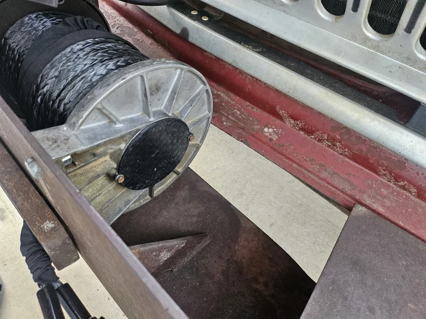 Nắp che đầu ống cuốn tời Warn winch (spool end cap) in 3D - Image 1