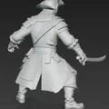 Mô hình Cướp biển (Pirate 4) tỉ lệ 1:24 cho in 3D Resin - Thumbnail 3