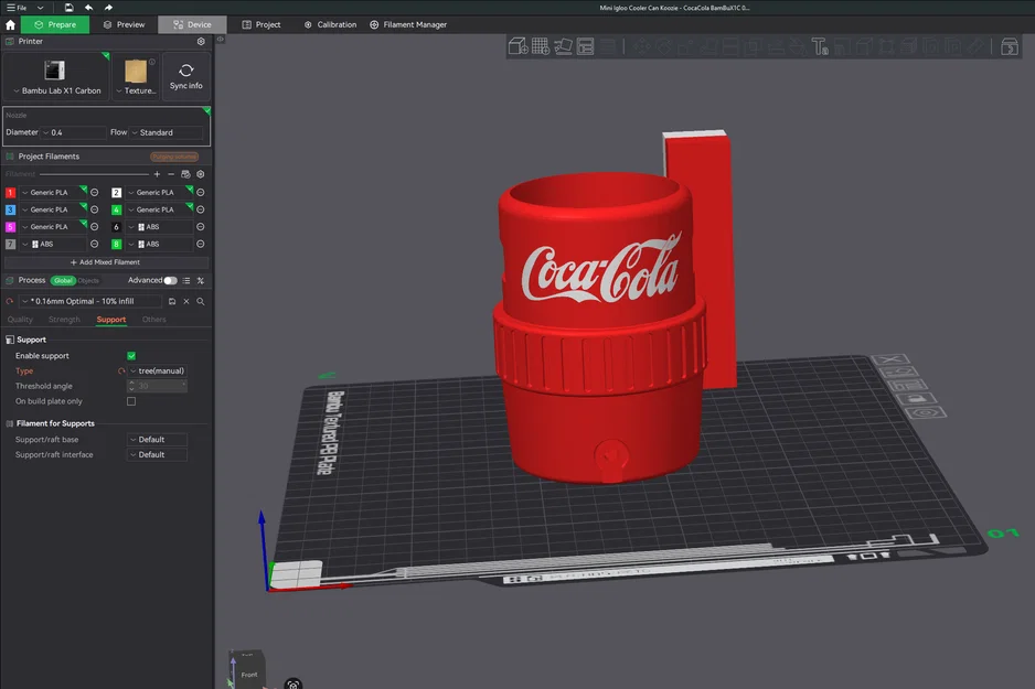 Ống giữ lạnh lon Mini Igloo – chủ đề Coka Cola & Diet Coka Cola - Image 2