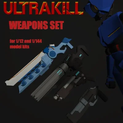 Vũ khí ULTRAKILL Act 1 cho model kit 1/12 & 1/144