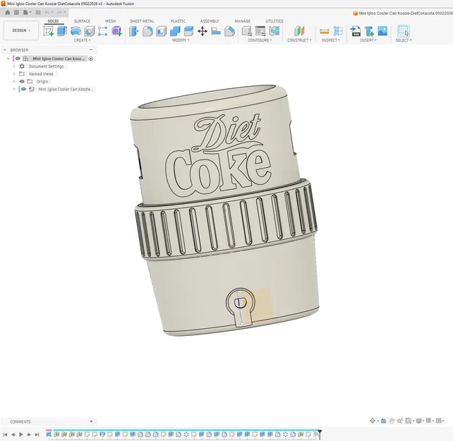 Ống giữ lạnh lon Mini Igloo – chủ đề Coka Cola & Diet Coka Cola - Image 5