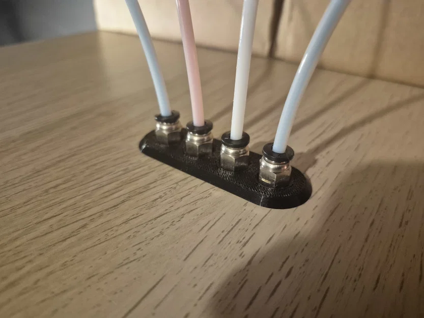 Passthrough luồn 4 ống PTFE cho LACK Enclosure - Image 1
