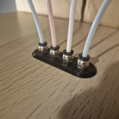Passthrough luồn 4 ống PTFE cho LACK Enclosure