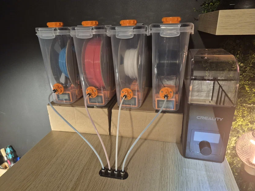 Passthrough luồn 4 ống PTFE cho LACK Enclosure - Image 2