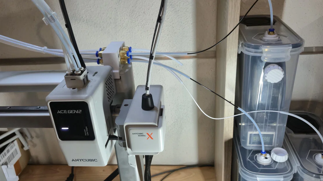 Dock gắn gantry cho ống PTFE cho Anycubic Kobra X - Image 4