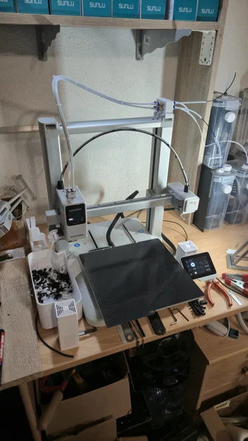 Dock gắn gantry cho ống PTFE cho Anycubic Kobra X - Image 5