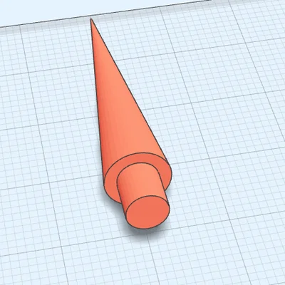 Mô hình đầu nhọn gắn đạn Nerf (Nerf tip spike) độc đáo cho người chơi