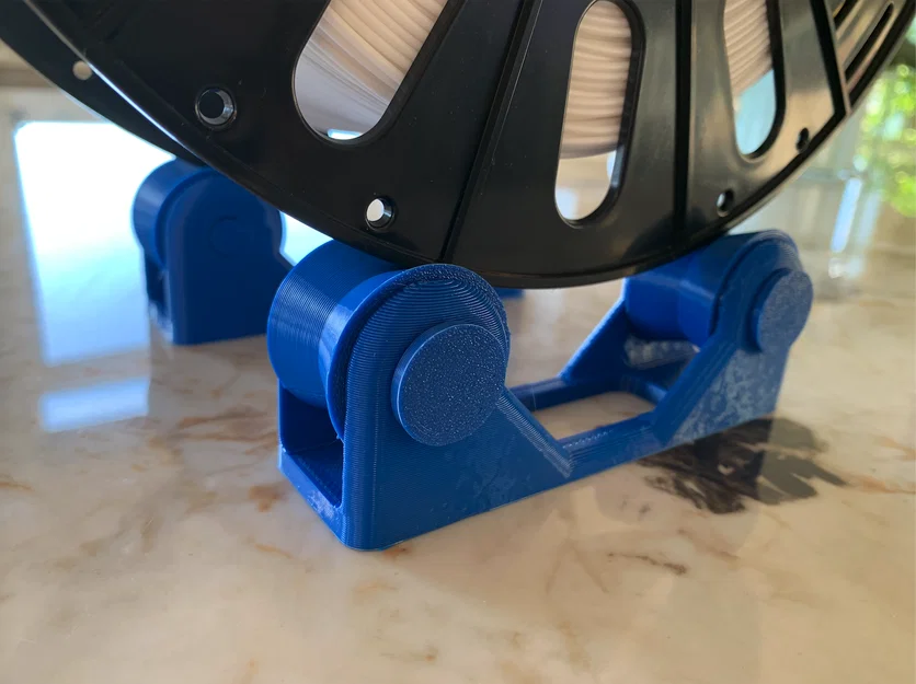 Giá đỡ cuộn filament cỡ lớn in 3D 100% (100% 3D Printed large Spool Holder) - Image 2