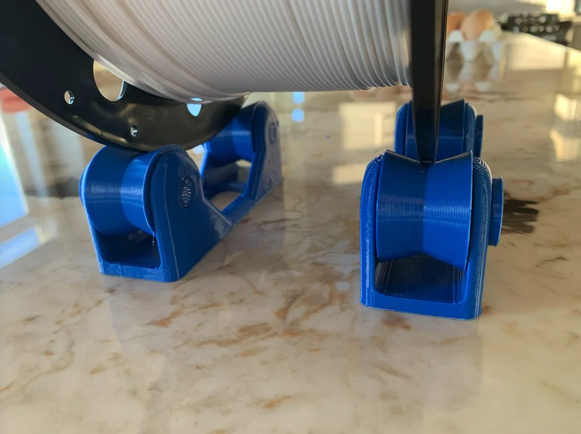 Giá đỡ cuộn filament cỡ lớn in 3D 100% (100% 3D Printed large Spool Holder) - Image 3