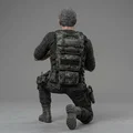 Mô hình 3D Barney Ross - The Expendables (Sylvester Stallone) 2010 - Thumbnail 2