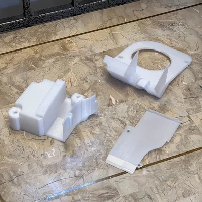 Chuyển đổi quạt 75mm cho máy sấy filament Creality Space Pi