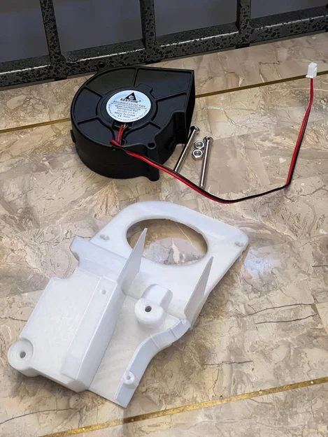 Chuyển đổi quạt 75mm cho máy sấy filament Creality Space Pi - Image 5