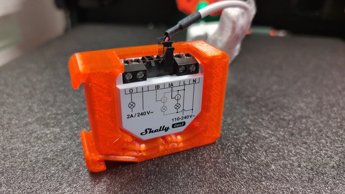 Ngàm gắn DIN rail cho Shelly EM Gen3 - Image 1