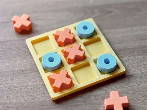 Bộ trò chơi cờ ca-rô Tic Tac Toe 3D in tại nhà cực xinh - Image 1