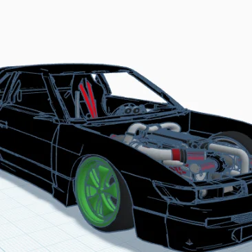 Mô hình xe Nissan S13 Turbo 5.3 độc đáo dành cho in 3D