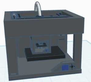 Mô hình máy in 3D trang trí bàn làm việc độc đáo