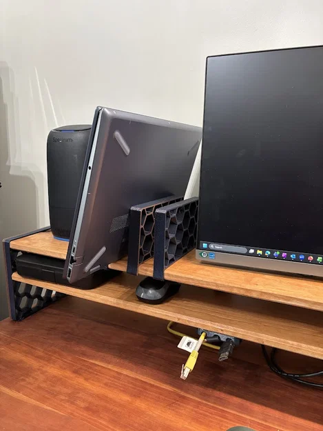 Kệ Sách & Laptop Clip-On Honeycomb (Phụ kiện cho Monitor Stand) - Image 2