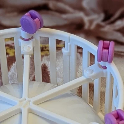 Bánh xe mini thay thế cho cũi Zuru My Mini Baby Crib (File in 3D)
